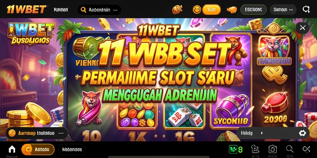 Tampilan gameplay slot 11WBET yang menarik dan penuh warna.