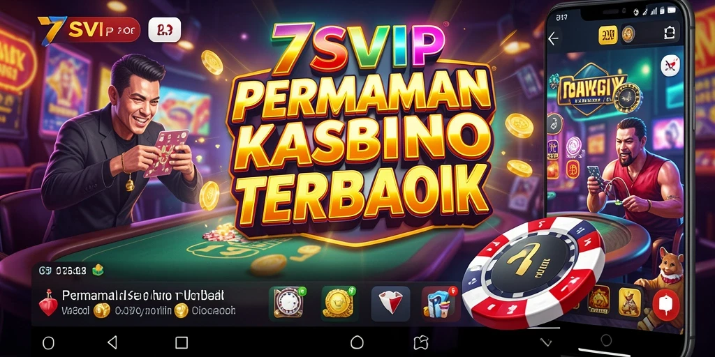 Tampilan menarik gameplay 7SVIP dalam suasana kasino.