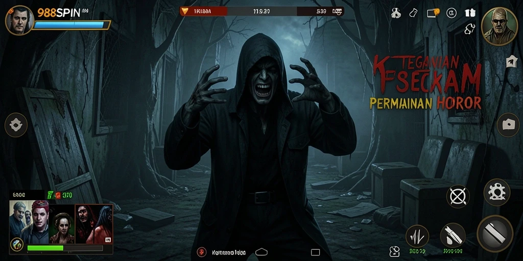 Gambaran gameplay menyeramkan di 988SPIN yang penuh ketegangan.