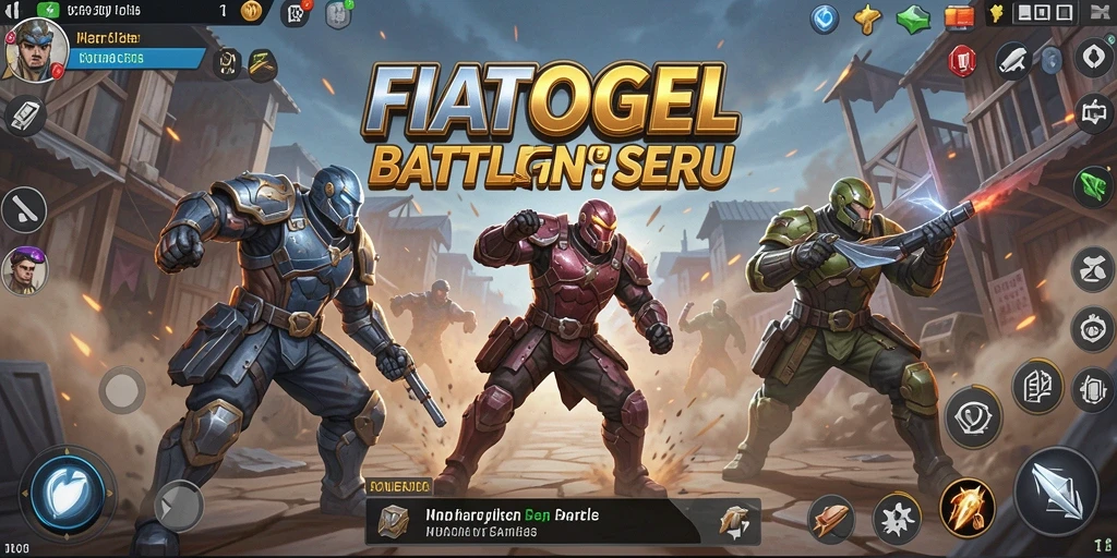 Tampilan seru gameplay Battle Royale di FIATOGEL dengan aksi yang mendebarkan.