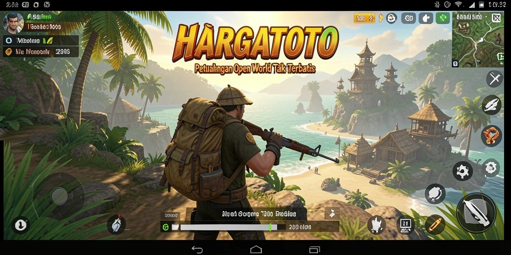 Gameplay Open World seru di HARGATOTO yang menakjubkan.
