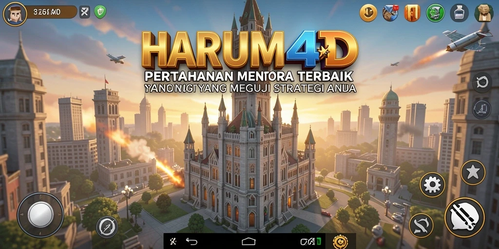 Tampilan gameplay menegangkan dalam HARUM4D saat mempersiapkan pertahanan.
