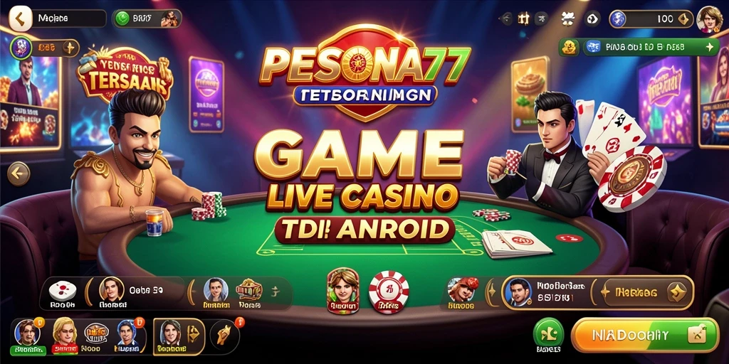 Tampilan gameplay Live Casino di PESONA77 yang menarik.