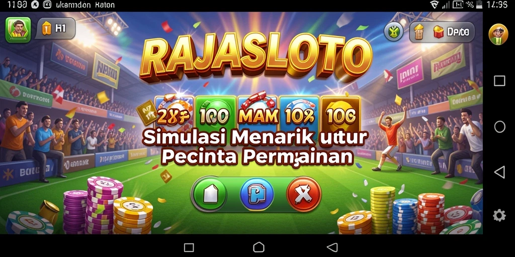 Screenshot utama RAJASLOTO menampilkan gameplay Simulation yang seru dan menarik.