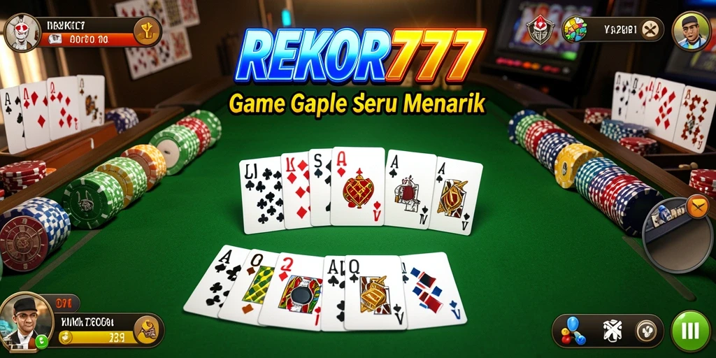 Tampilan gameplay Gaple yang seru dan interaktif.