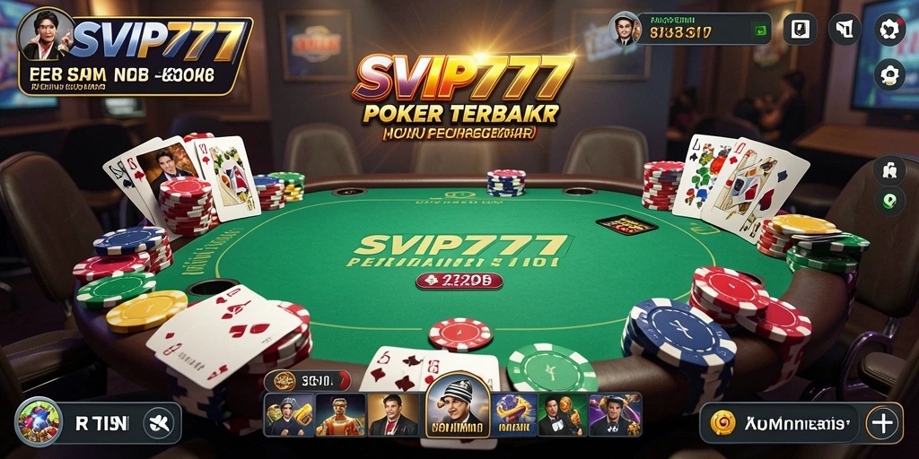 Tampilan gameplay Poker yang menarik di aplikasi SVIP777.